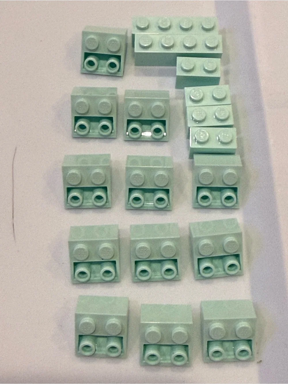 LEGO Light Aqua Parts Pieces Blocks Lot